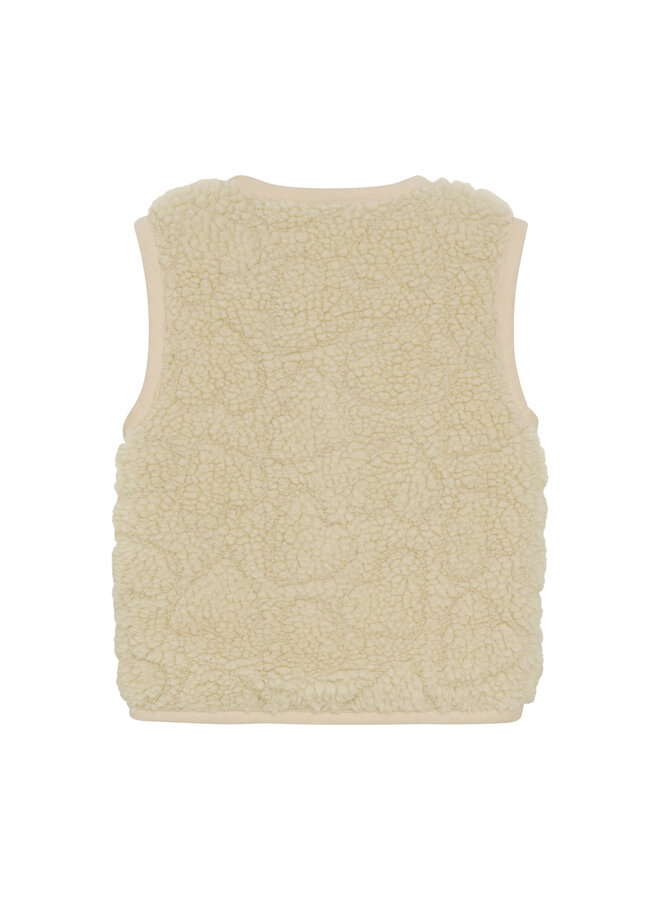 Daily7 - Teddy gilet - Sandshell
