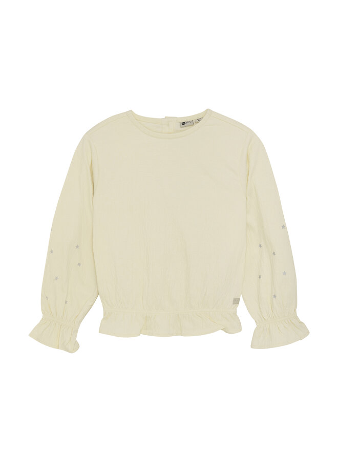 T-shirt longsleeve smock - Off white