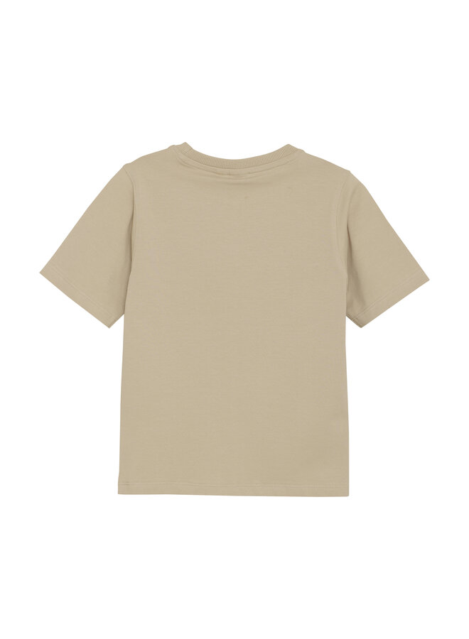 Daily7 - T-shirt print - Latte sand