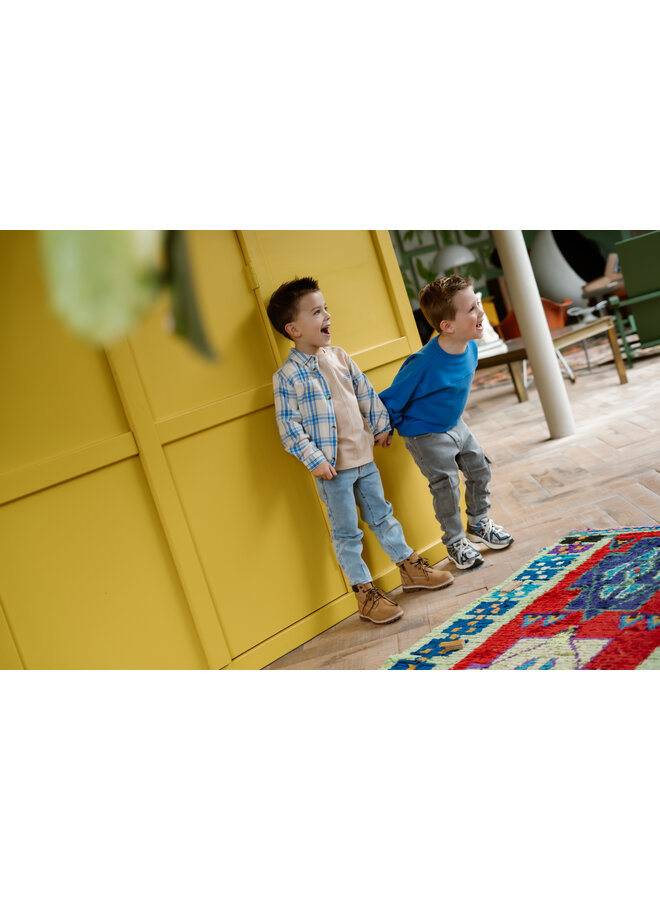 Daily7 - T-shirt print - Latte sand