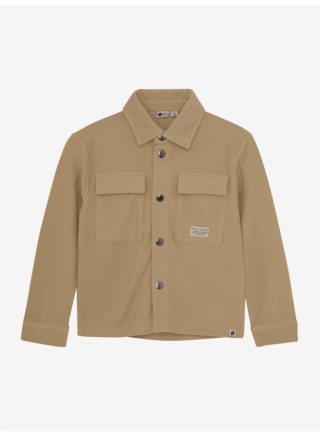 Daily7 - Shirt jacket structure - Light chestnut