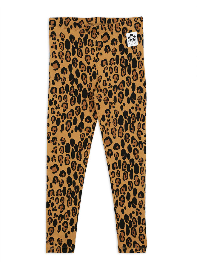 Basic leopard leggings - Beige
