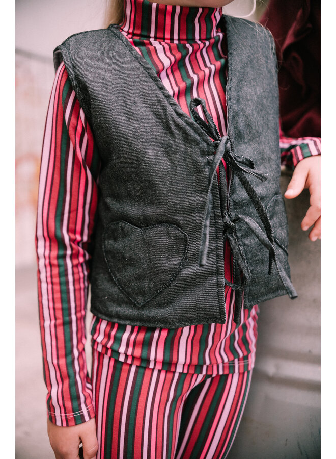 Jacky Sue - Lola gilet – Denim grey