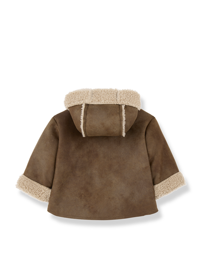 1+ in the family - Johan hooded jacket - Brown