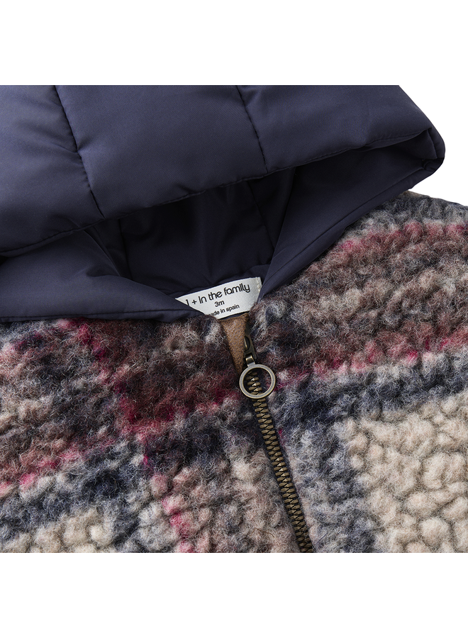 1+ in the family - Hans hooded jacket - Dark-blue