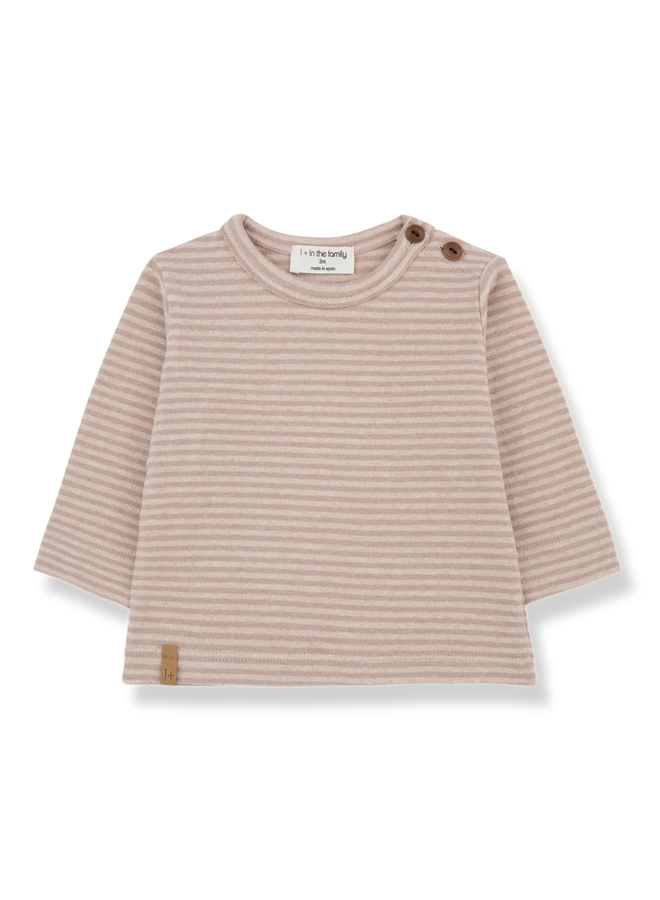 1+ in the family - Olaf l.sleeve t-shirt - Nude