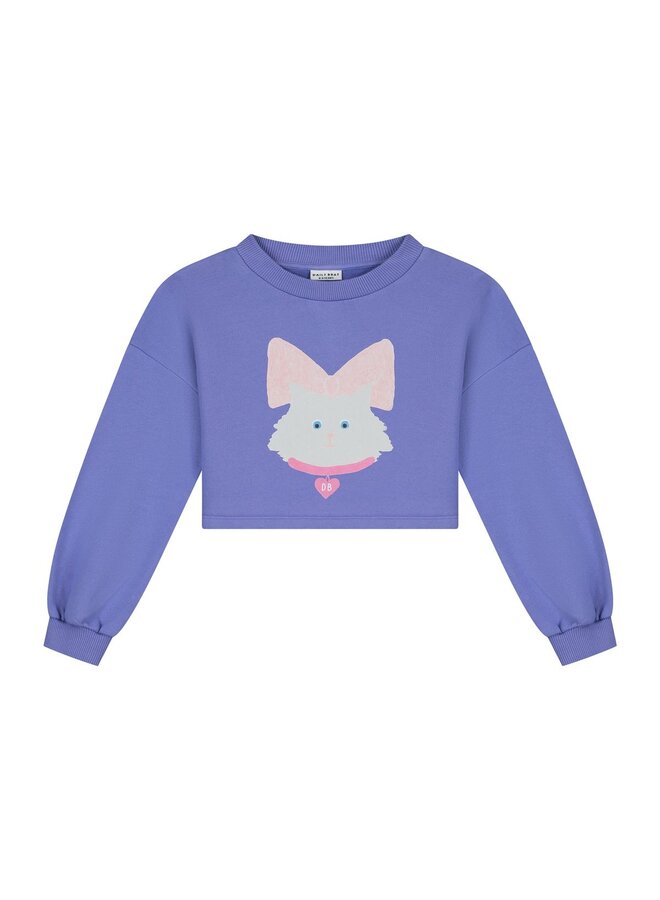 Kitty cat cropped sweater – Pansi paradise