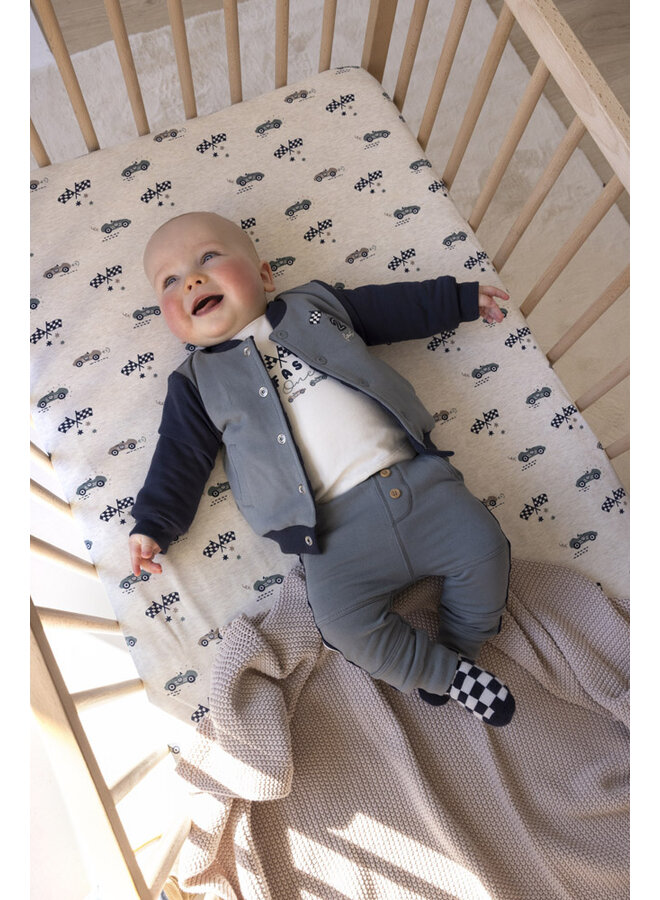 Feetje - Omkeerbaar vestje - Let's Go! - Petrol