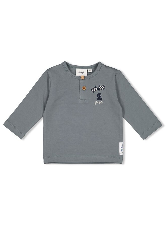 Feetje - Longsleeve - Let's Go! - Petrol