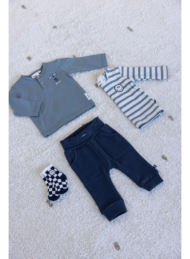 Feetje - Longsleeve - Let's Go! - Petrol