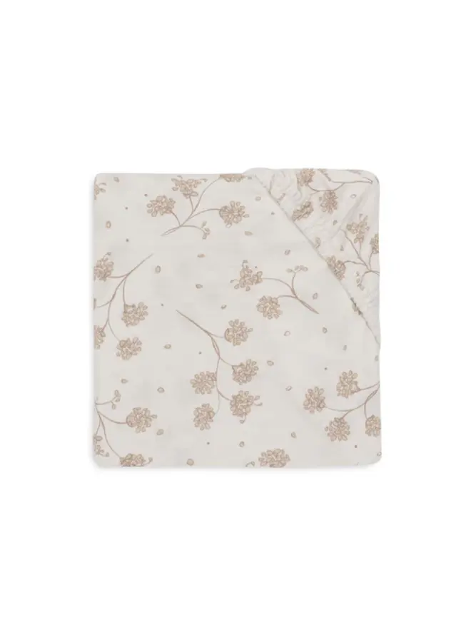 Jollein - Hoeslaken jersey 60x120cm – Leafy dreams