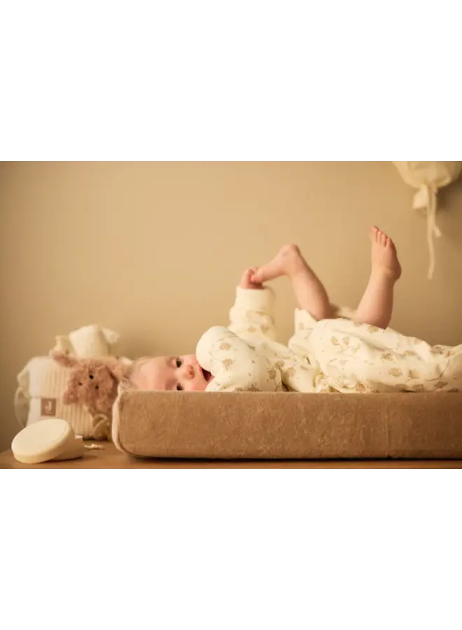 Jollein - Slaapzak met afritsbare mouw 90cm – Leafy dreams