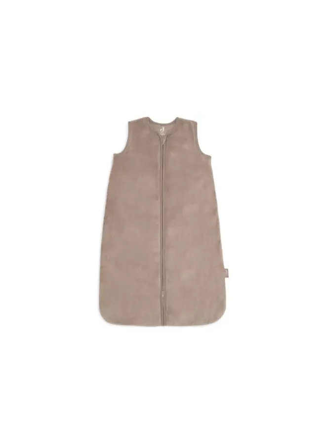 Slaapzak mouwloos 90cm – Velvet milky coffee