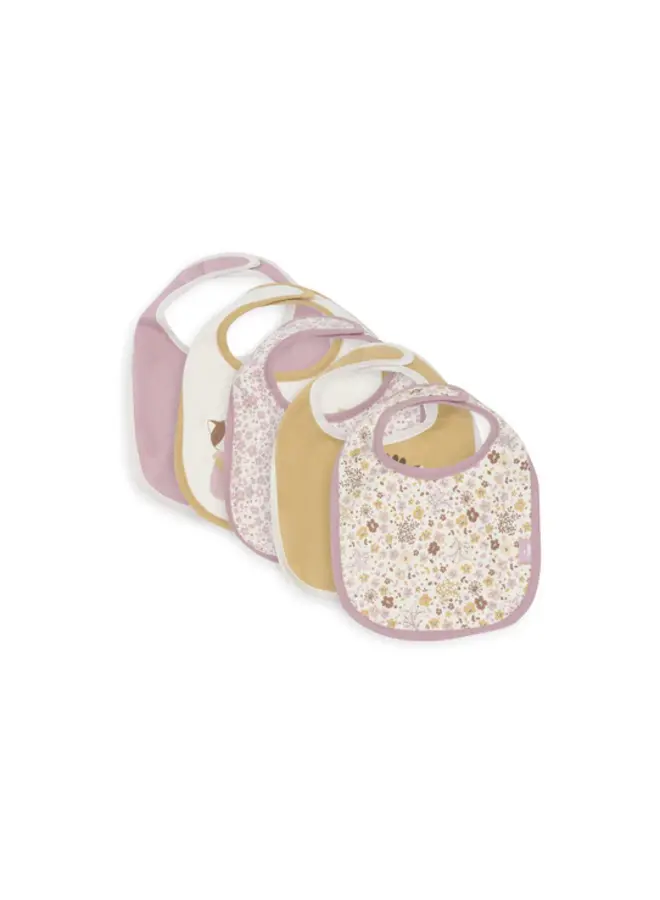 Jollein - Slab jersey waterproof – Flower fairies (5pack)