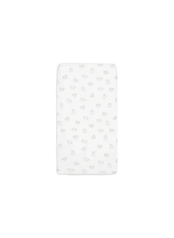 Jollein - Hoeslaken jersey 70/75x140/150cm – Miffy and Friends