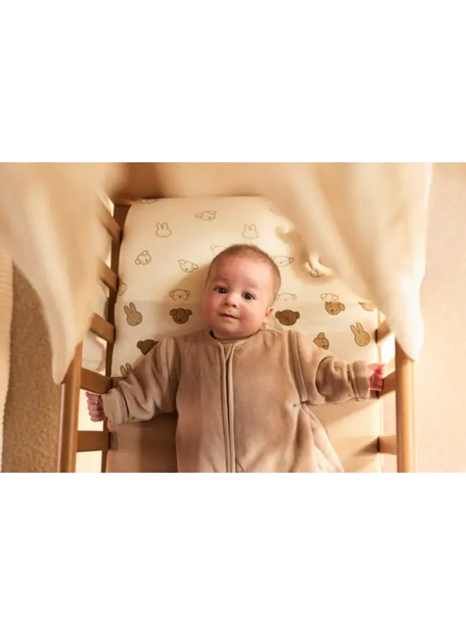 Jollein - Hoeslaken jersey 70/75x140/150cm – Miffy and Friends