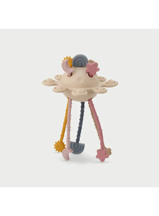 Silisoft zip trek speelgoed – Aarde kleuren