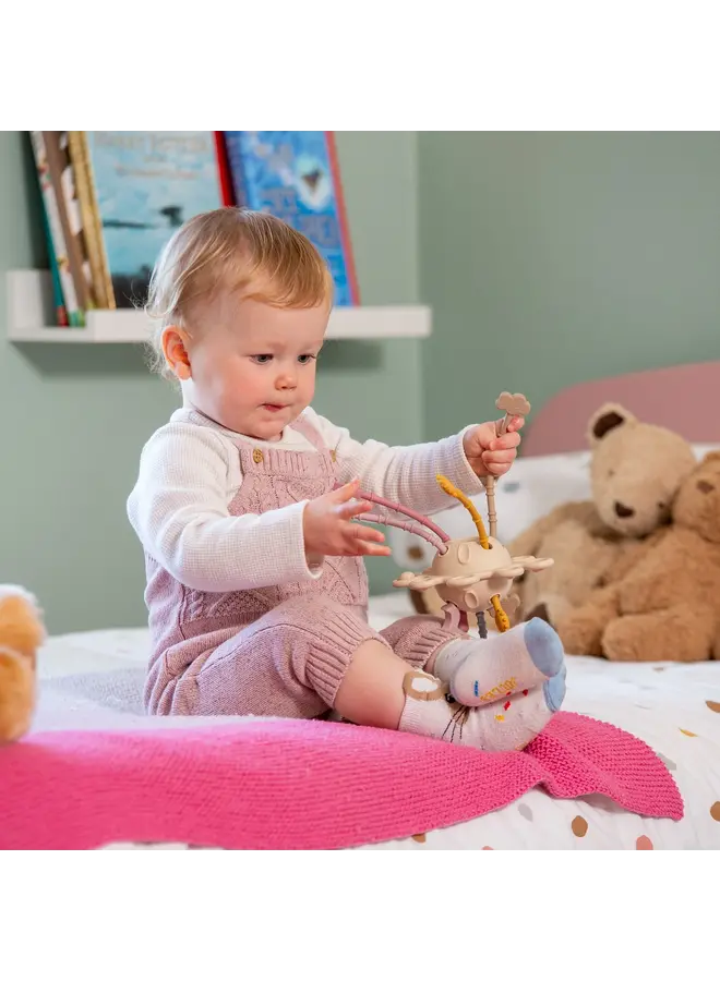 Tickit - Silisoft zip trek speelgoed – Aarde kleuren