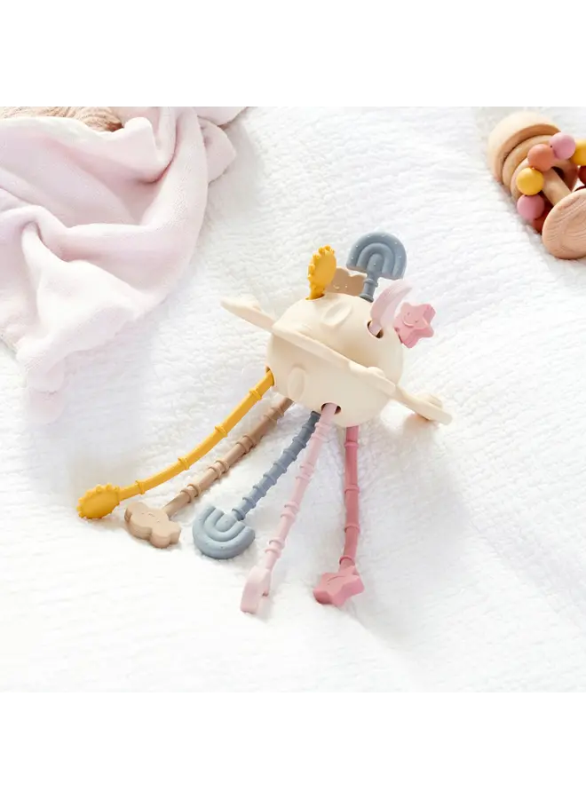 Tickit - Silisoft zip trek speelgoed – Aarde kleuren