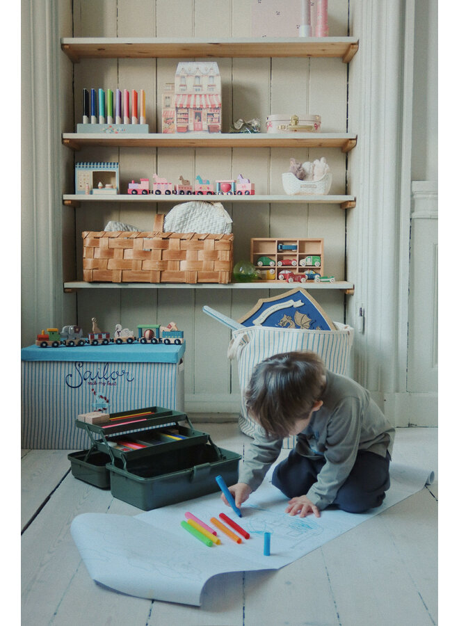 Konges Sløjd - Wooden animal train - Multi