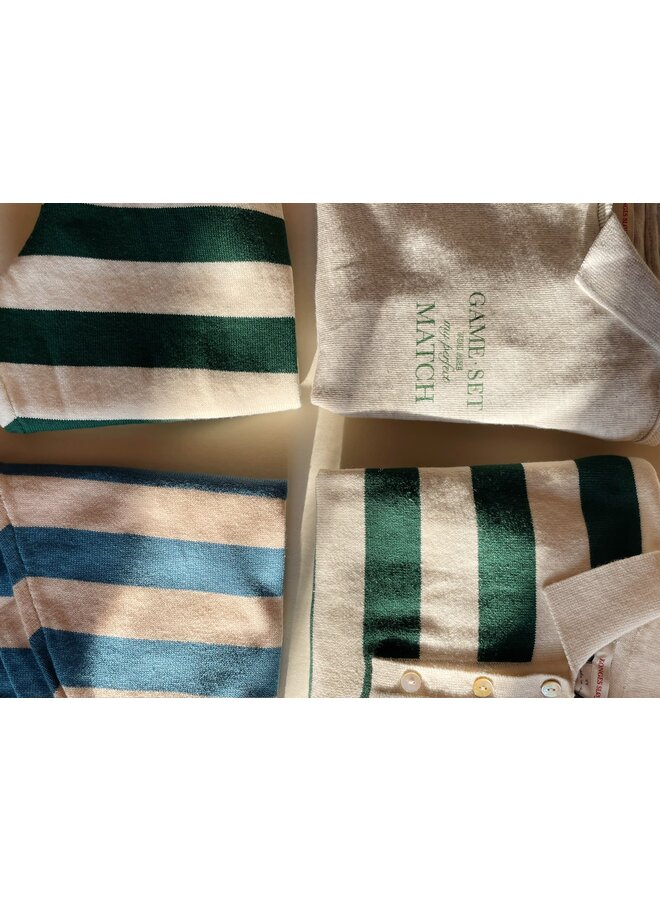 Konges Sløjd - Spotty ls polo - Off white melange