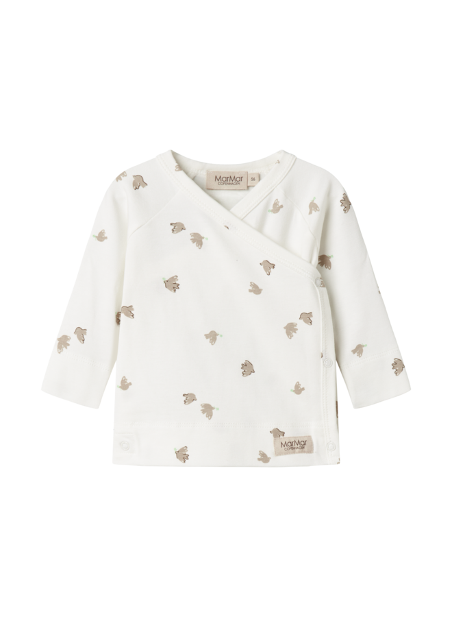 Tuti Wrap LS modal smooth print - Peace