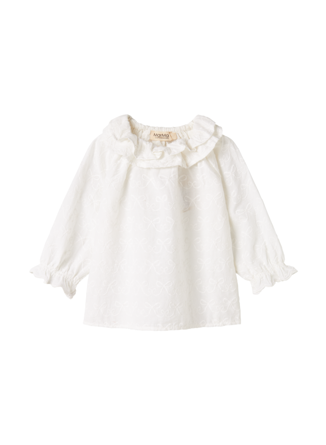 Tonello cotton bow - White