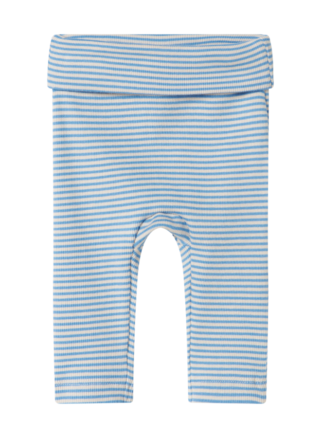 Piva modal fine rib - Blue stripe
