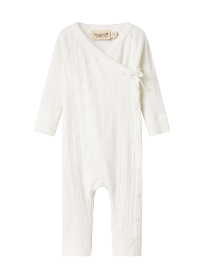 Rula modal pointelle - Gentle white