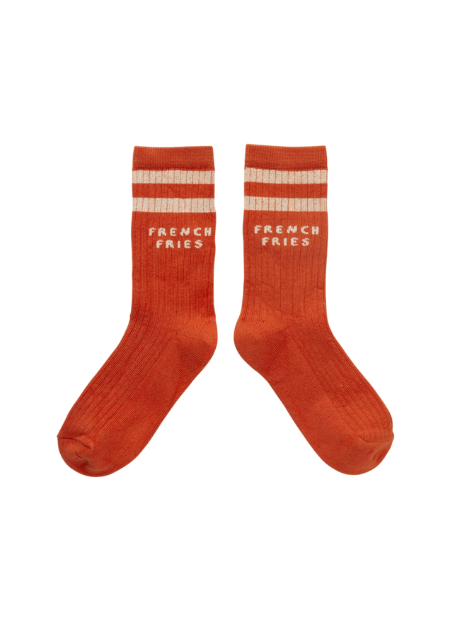 Sproet & Sprout - Sport socks french fries - Grenadine