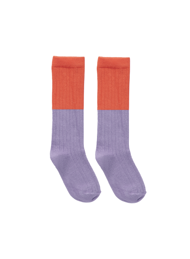 Sproet & Sprout - Socks colourblock - Grenadine