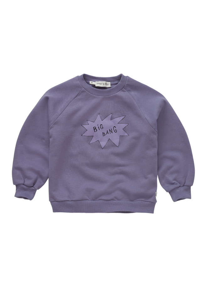 Sproet & Sprout - Sweatshirt big bang - Purple night