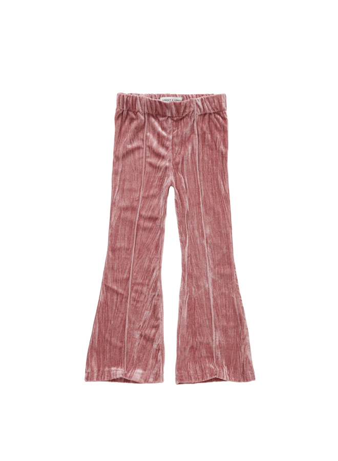 Sproet & Sprout - Velvet flare pants - Lavender
