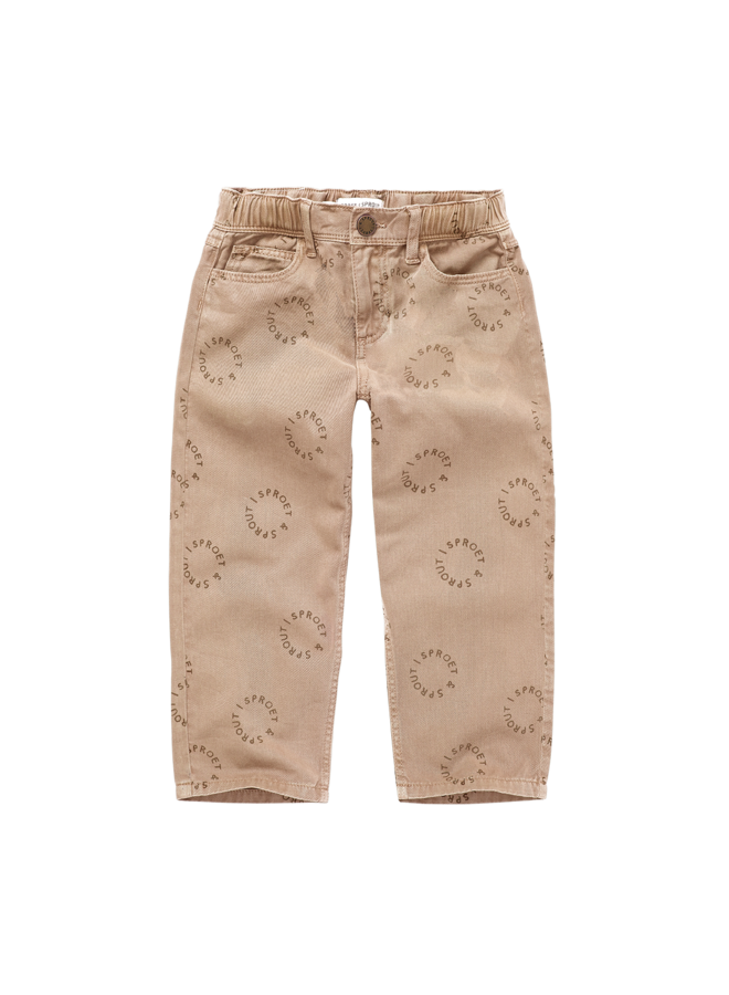 Denim pants sand Sproet - Sand