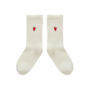 Sproet & Sprout - Sport socks heart - Ivory