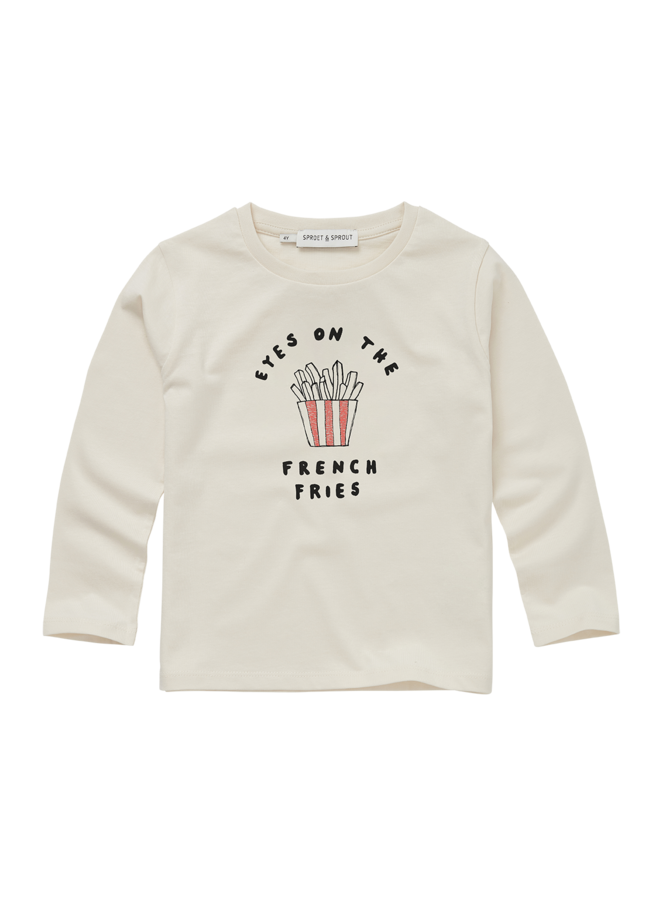 T-shirt french fries - Ivory
