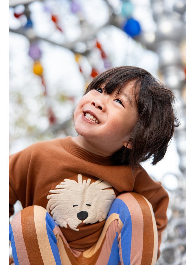 Sproet & Sprout - Winter legging multi clr stripe - Sand