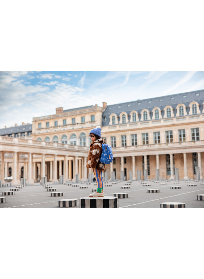 Sproet & Sprout - Teddy shirt jacket dog print - Mocca