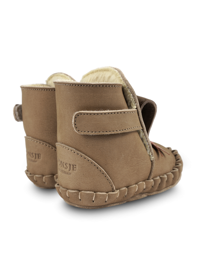 Donsje Amsterdam - Junus booties western dog - Truffle nubuck