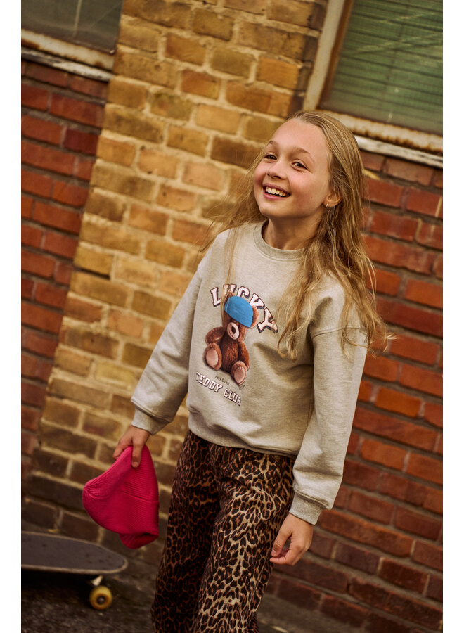 The New - Pendra sweatshirt – Light grey melange