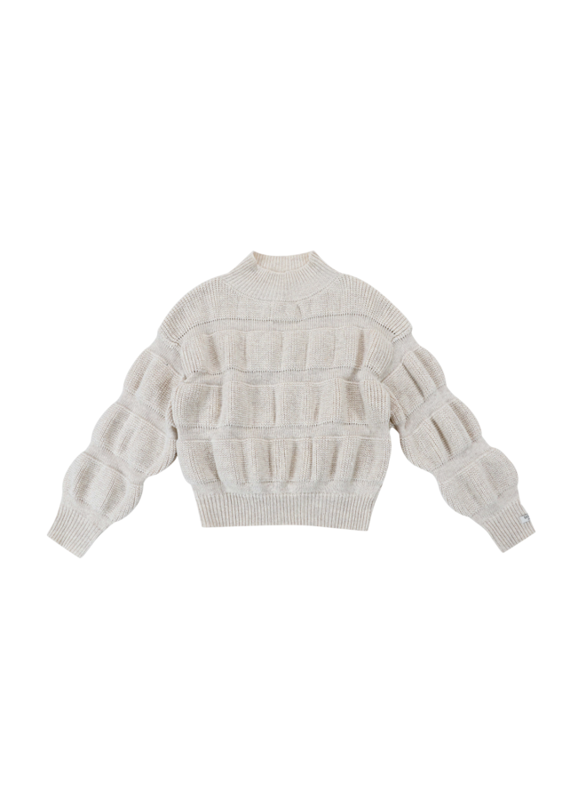 Ceou sweater – White sand melange