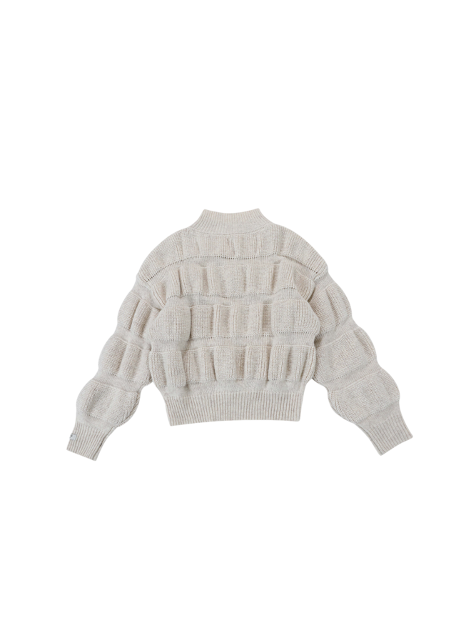 Donsje Amsterdam - Ceou sweater – White sand melange