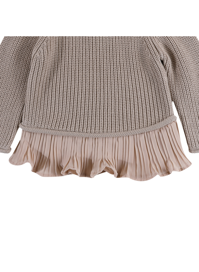 Donsje Amsterdam - Irene sweater – Soft taupe
