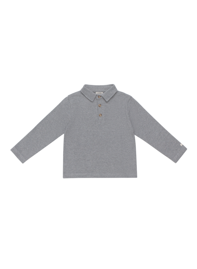 Bastijn shirt – Dark spruce melange
