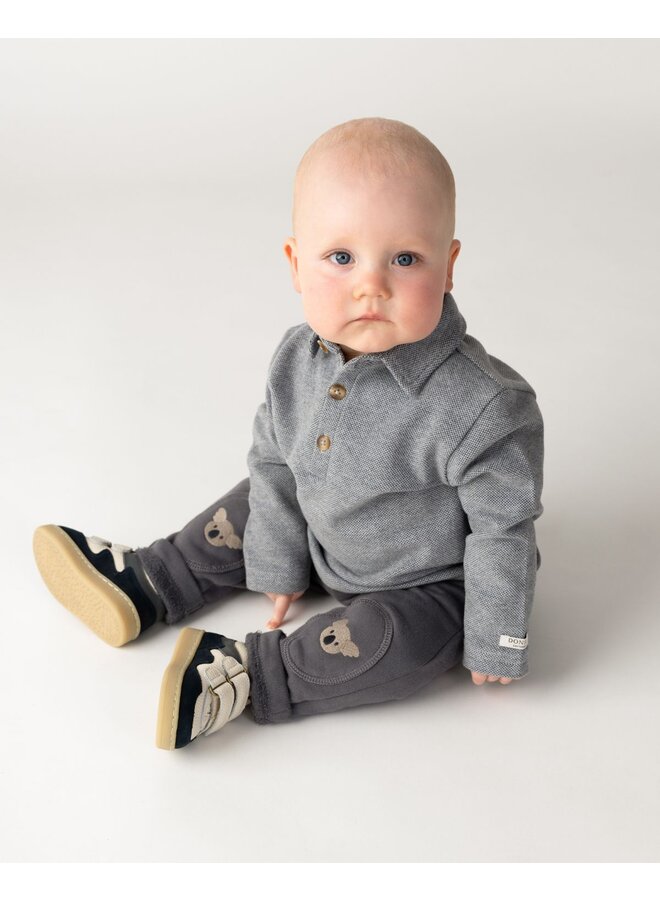 Donsje Amsterdam - Bastijn shirt – Dark spruce melange