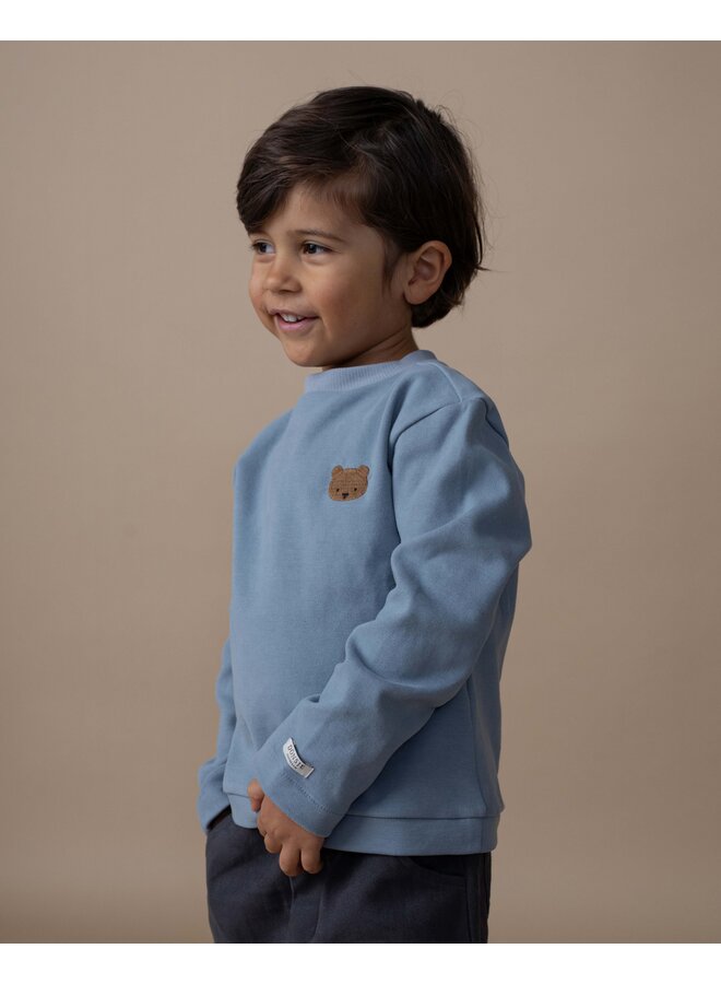 Donsje Amsterdam - Jorijn longsleeve bear – Foggy blue