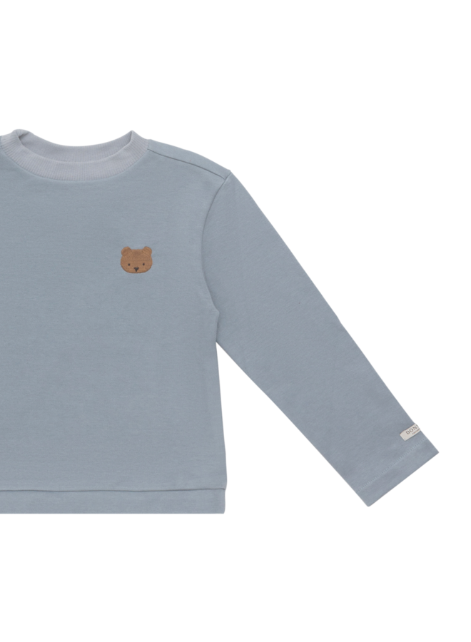 Donsje Amsterdam - Jorijn longsleeve bear – Foggy blue