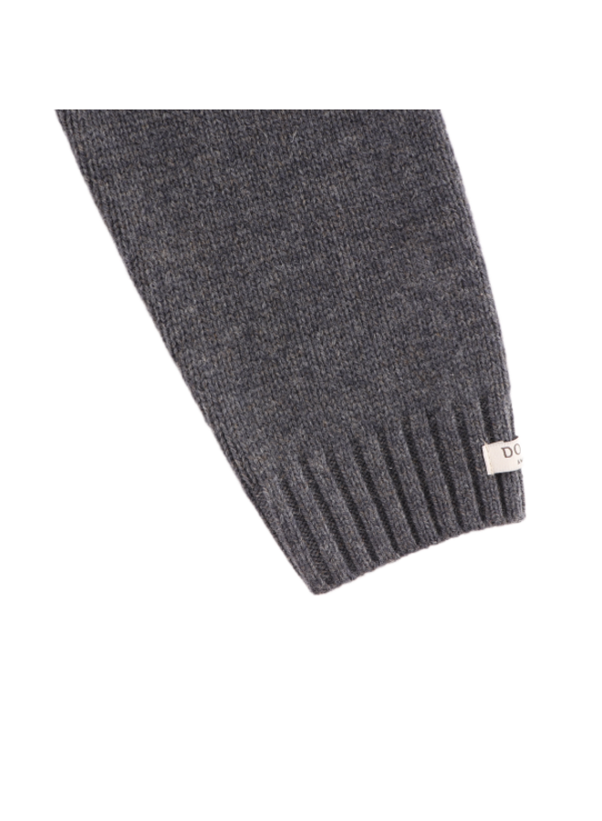 Donsje Amsterdam - Fionn merino wool sweater – Cloudy grey melange