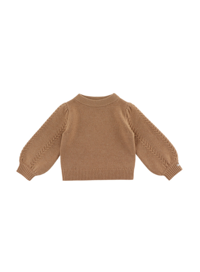 Donsje Amsterdam - Kasine merino wool sweater – Hazelnut