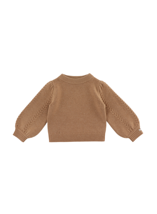 Kasine merino wool sweater – Hazelnut